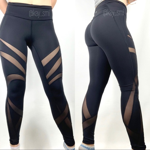 lululemon athletica Pants - Lululemon Wunder Under High Rise Mesh Tight 28”
